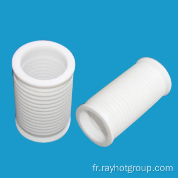 Tuyau PTFE anti-collante ondulée